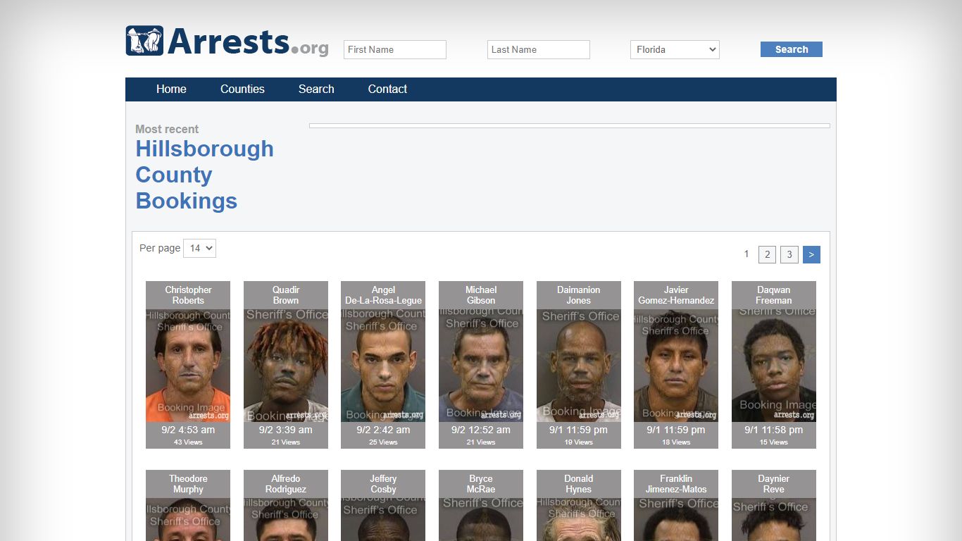 Hillsborough County Arrests and Inmate Search